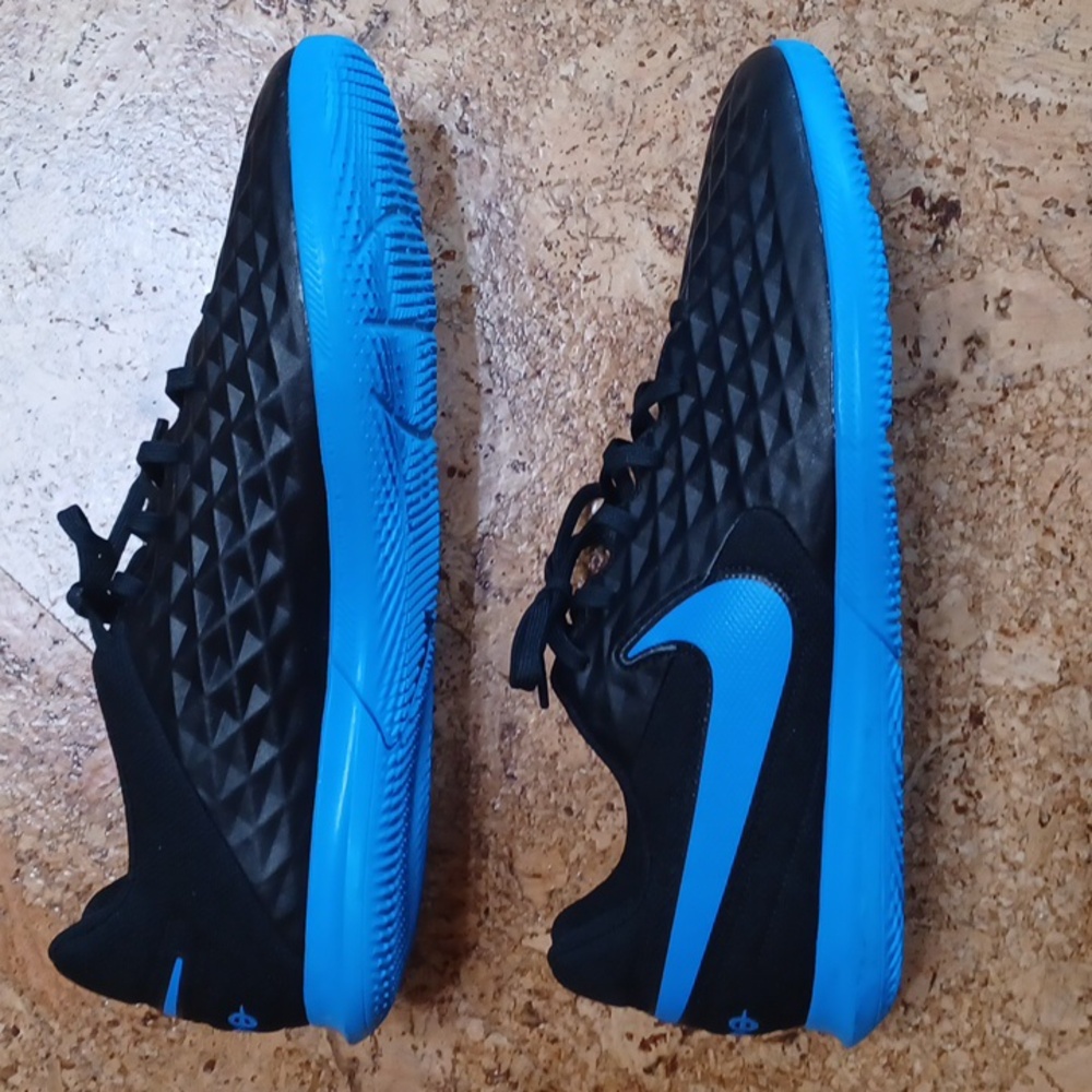 Nike Tiempo Legend X Club Black Blue Hero Athletic Shoes Size 10.5 NWOB - Picture 2 of 8